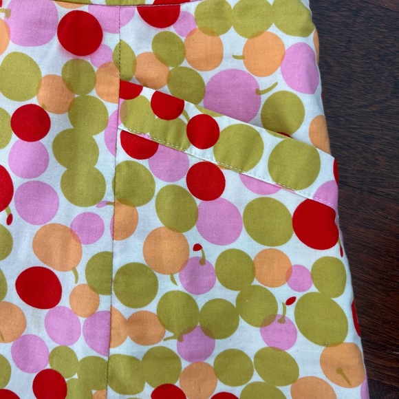 Marc Jacobs Y2K Multicolor Polka Dot Flouncy Midi Skirt With Pockets Size 2 - Picture 3 of 7